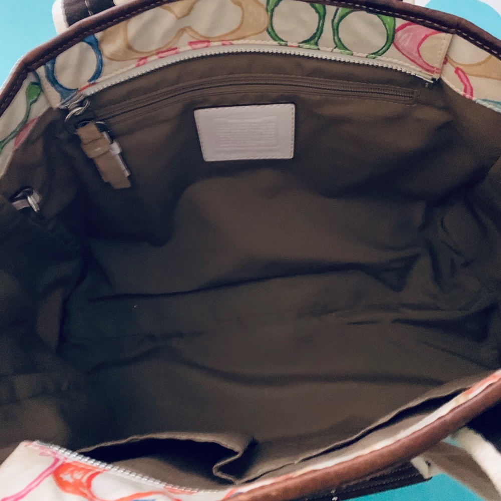 Coach multi colored patch purse - Picture 3 of 3